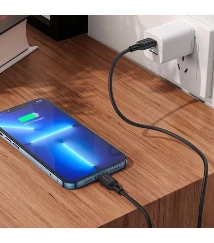 Кабель Hoco X83 Type-C to Type-C Victory 60W charging data cable White