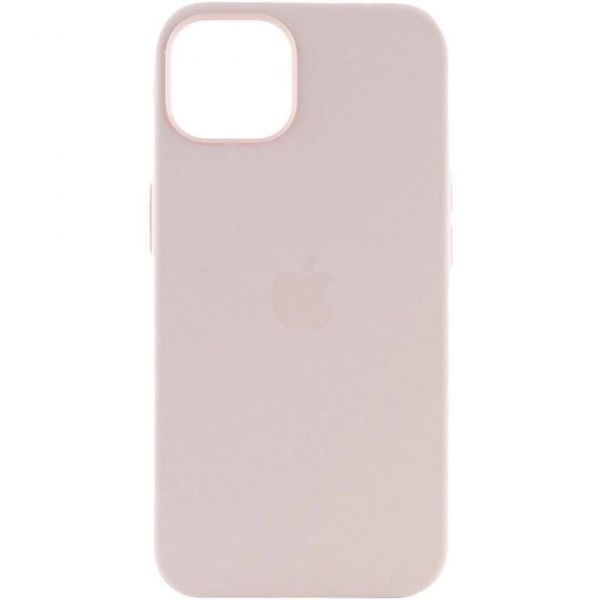 Чохол Apple Silicone Case with Animation & MagSafe iPhone 15 (1:1 original), Light Pink