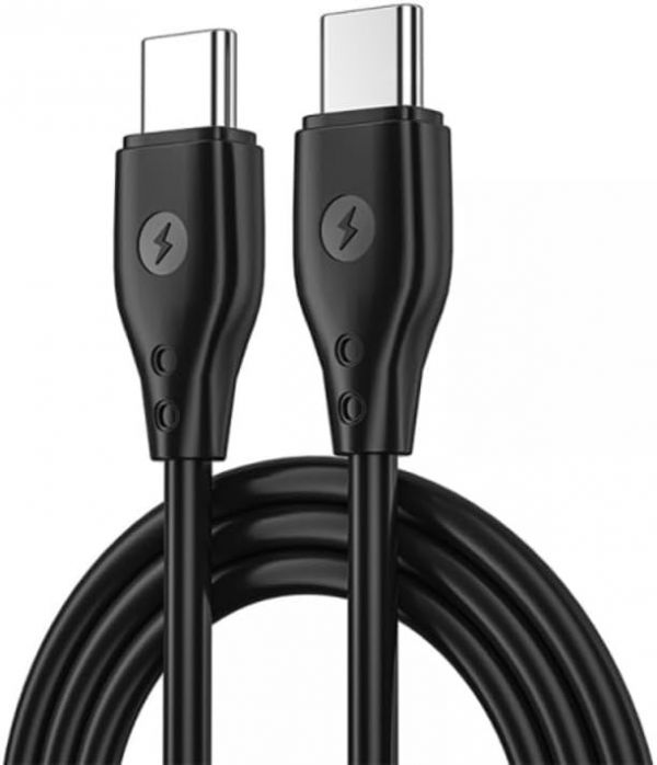 Кабель WIWU Pioneer Series Cable, 67W (Wi-C002) USB-C to USB-C 1м, Black