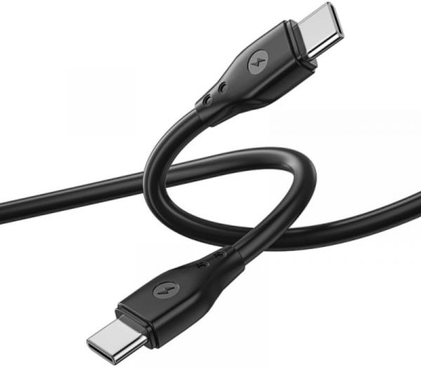 Кабель WIWU Pioneer Series Cable, 67W (Wi-C002) USB-C to USB-C 1м, Black