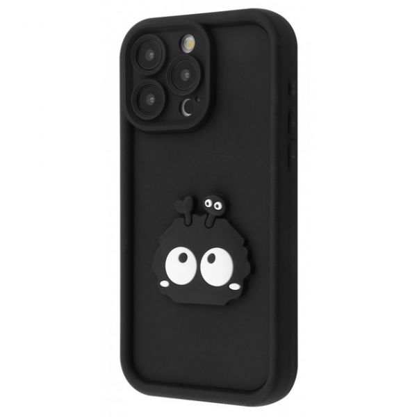 54861  Чохол Pretty Things Case iPhone 15 Pro (black/eyes)