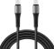 Кабель Glasscove BRAID Type-C - Type-C 60w 2m (GB-CC260BK) Black