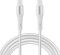 Кабель BRAID Type-C - Type-C 60w 1.2m(GB-CC160WH) White