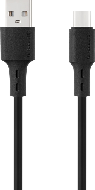 Кабель Glasscove FLEX USB - Type-C 3A 1m (GF-AC13BK) Black