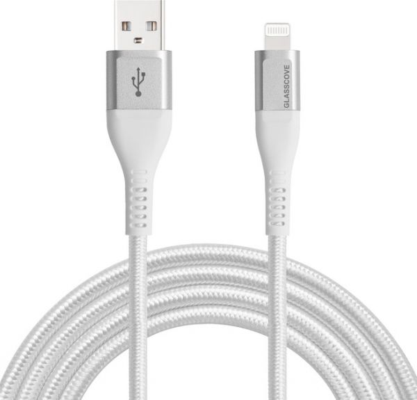 Кабель BRAID2 USB - Lightning 2.4A 1m (GB-AL12WH) White