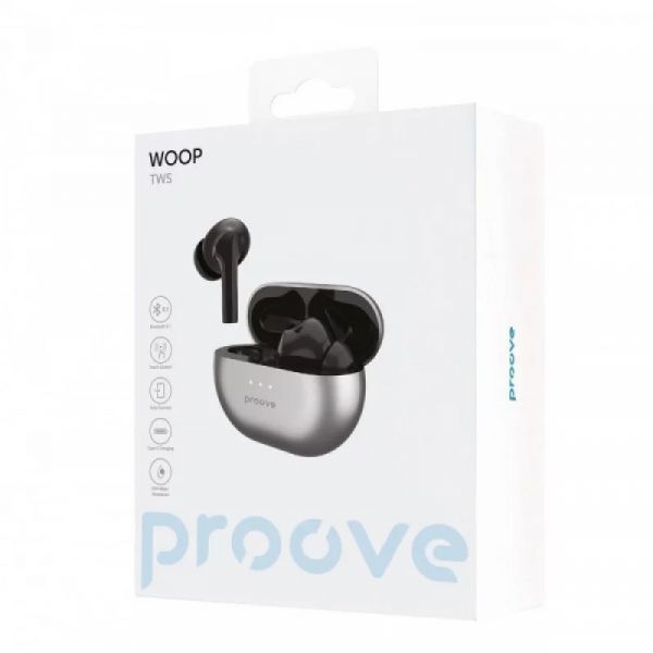 Навушники Proove Woop TWS with ANC  (Silver/Black)