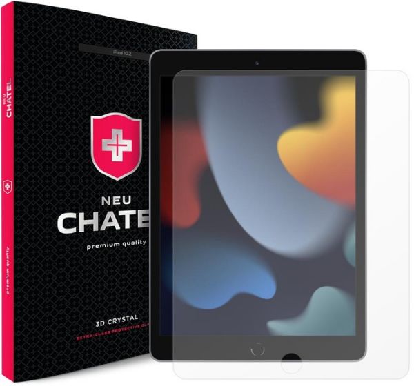 Скло +NEU Chatel Screen Protectiv HD Glass 0.26mm for iPad 10.2 2019 Front