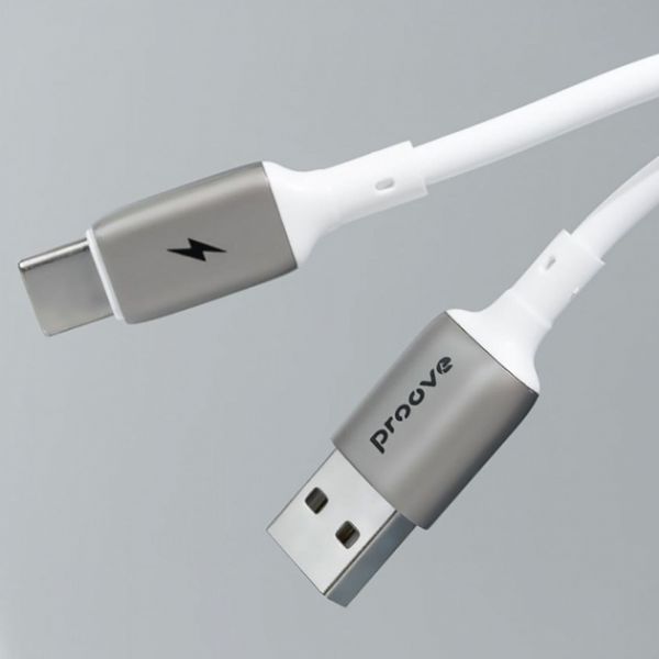 Кабель Proove Flex Metal Type-C 2.4A (1m) (white)