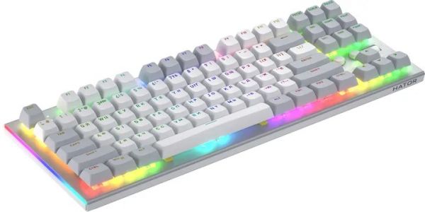 Клавіатура HATOR Gravity TKL orange (HTK561UA) white