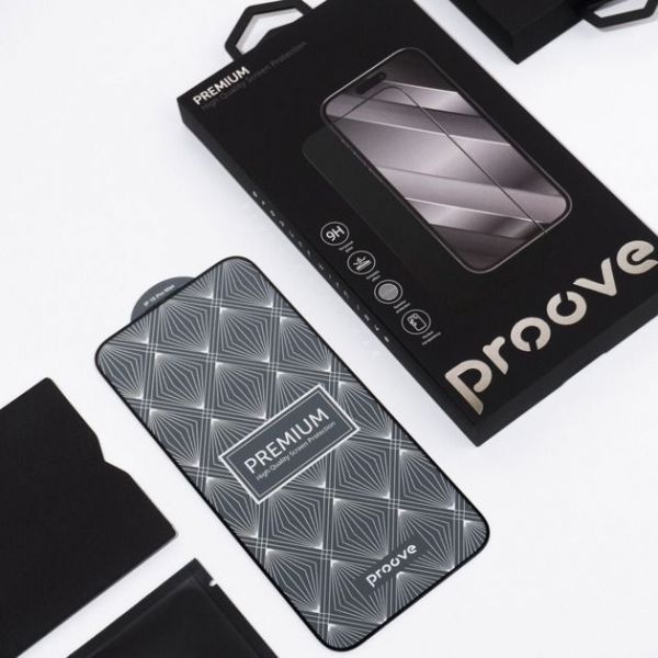 Захисне скло Proove Premium iPhone 16 Pro (black)