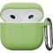Чохол AirPods 4 Case (з мікрофіброю та карабіном), Matcha Green