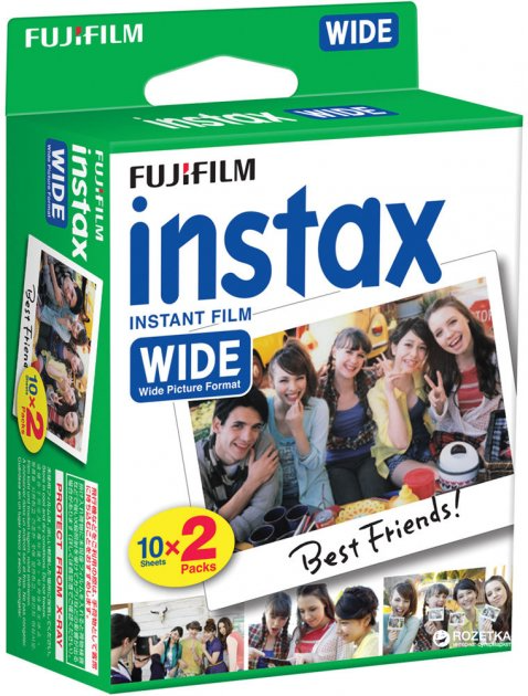 Фотопапір Fujifilm Instax Wide Colorfilm 2х10 шт.