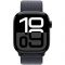 Apple Watch Series 10 GPS + Cellular 42mm Jet Black Aluminum Case w. Ink S. Loop (MWX83)