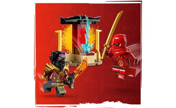 Блоковий конструктор LEGO Ninjago Автомобільна й байкова битва Кая і Раса (71789)
