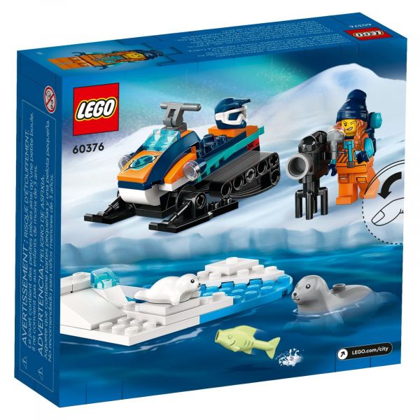 Блоковий конструктор LEGO City Арктичний дослідницький снігохід (60376)