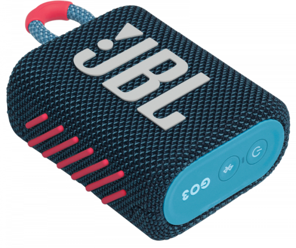 Портативна акустика JBL Go 3 Blue Coral (JBLGO3BLUP)