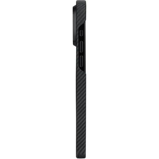 Чохол Pitaka MagEZ Case 4 Twill 1500D Black/Grey for iPhone 15 (KI1501)