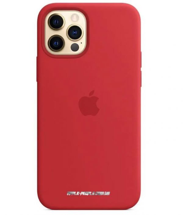 Чехол Apple Silicone Cace Red with MagSafe iPhone 12 Pro