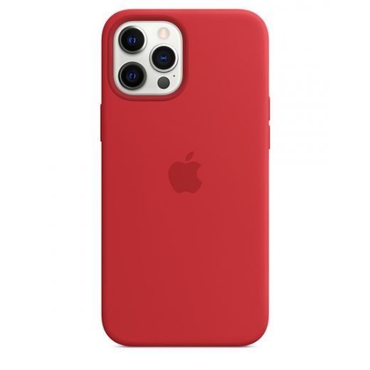 Чохол Apple Silicone Cace Red with MagSafe iPhone 12 Pro Max
