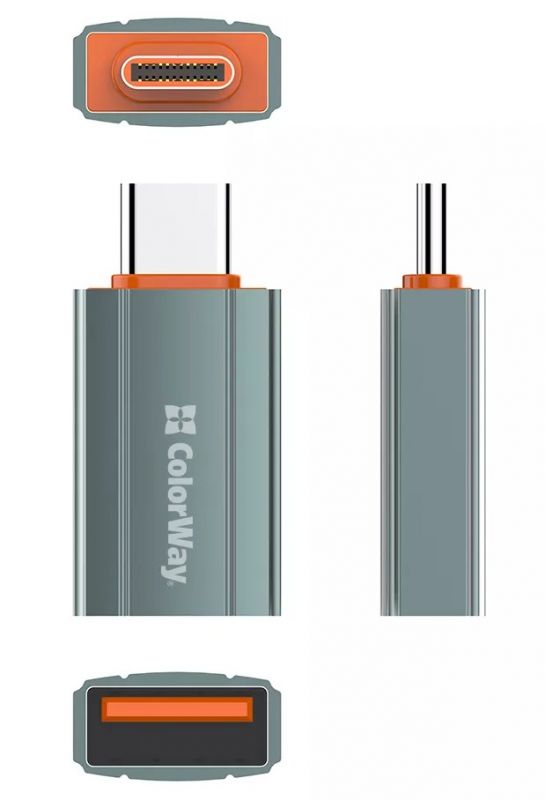 Адаптер Colorway (CW-AD-AC) USB-A - USB Type-C