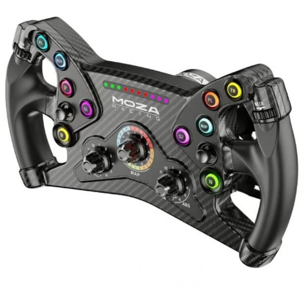 Кермо MOZA Racing KS Steering for PC, 30см., 10кн., RGB (RS047_Moza)