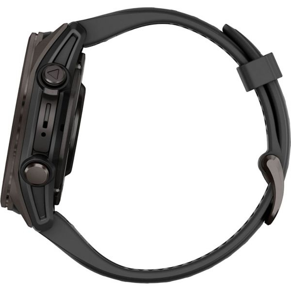 Смарт-годинник Garmin Fenix 8 43mm AMOLED Sapphire Carbon Gray DLC Tit. (010-02903-20/21)