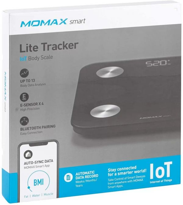 Ваги Momax Lite Tracker Black (EW2SD)