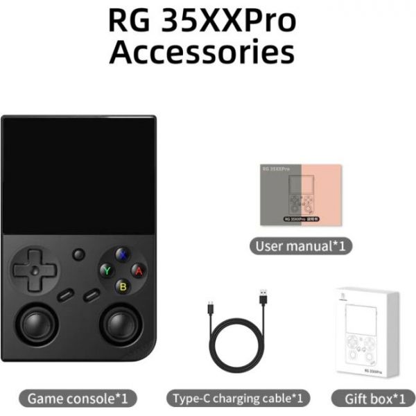 Портативная игровая приставка Anbernic RG 35XXPRO 64GB Black