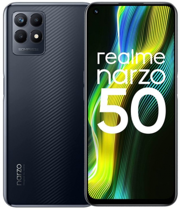 Смарфтон Realme Narzo 50 4/128GB Speed Black