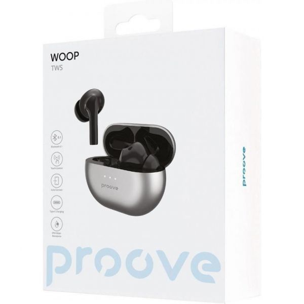 Навушники Proove Woop TWS with ANC (black glossy)