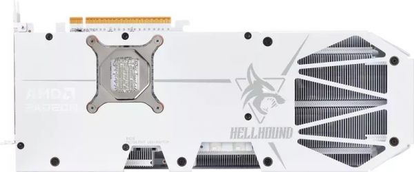 Відеокарта AMD Radeon RX 9070 XT 16GB GDDR6 Hellhound Spectral White PowerColor (RX9070XT 16GL/OC/W)