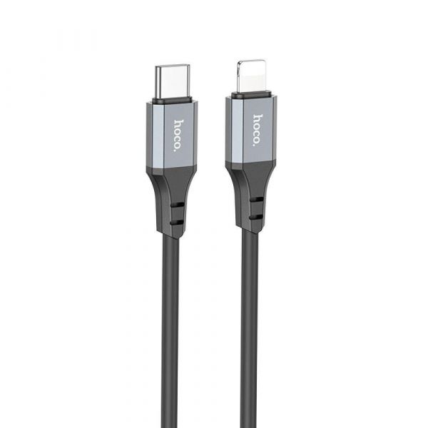 Кабель HOCO X92 Honest silicone charging data cable for Lightning 3M Black (X92)