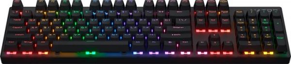 Клавіатура HATOR Icefall Mecha wireless Rainbow (HTK204UA) black