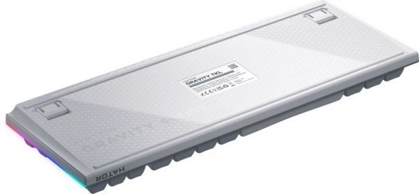 Клавіатура HATOR Gravity TKL orange (HTK561) white, US Layout