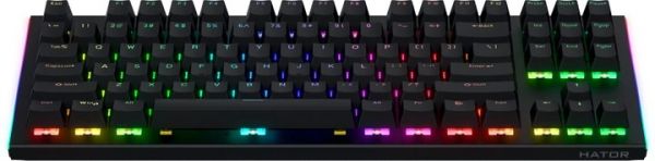 Клавіатура HATOR Gravity X TKL orange (HTK550) black, US Layout