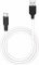 Кабель Hoco X21 Plus Silicone charging cable for Type-C 2m Black & White