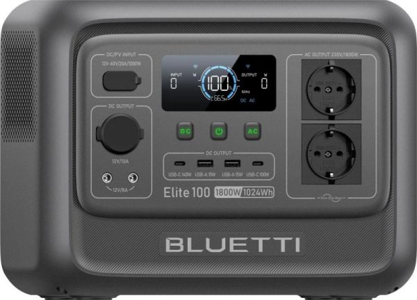 Зарядна станція BLUETTI Elite 100 V2 (P-EL100V2-EU-GY-BL-010)