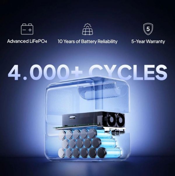 Зарядна станція BLUETTI Elite 100 V2 (P-EL100V2-EU-GY-BL-010)