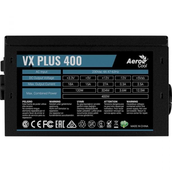 Блок живлення AeroCool VX Plus 400 (ACPN-VS40NEY.11)