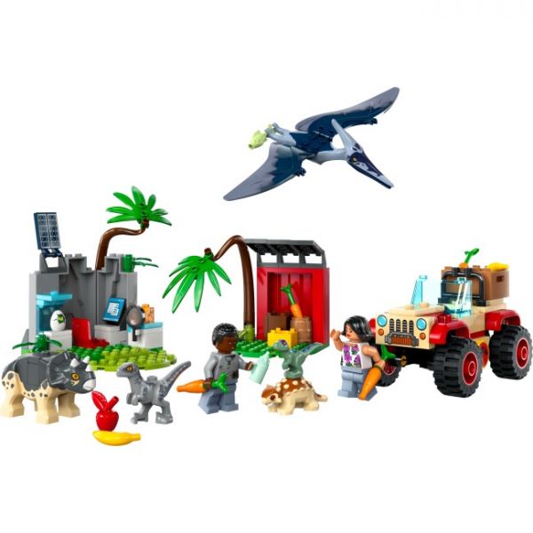 Блоковий конструктор LEGO Jurassic World Центр порятунку малюків динозаврів (76963)