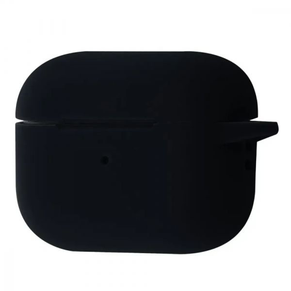 Чохол AirPods 4 Case (з мікрофіброю та карабіном), Black