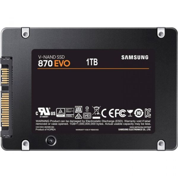 SSD накопичувач Samsung 870 EVO 1 TB (MZ-77E1T0BW)