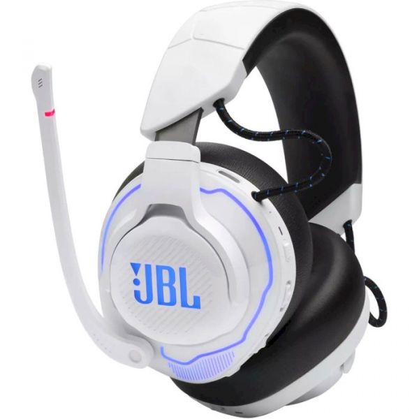 Комп'ютерна гарнітура JBL Quantum 910P Wireless for PS White (JBLQ910PWLWHTBLU)