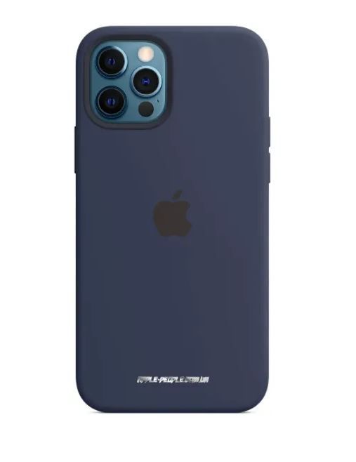 Чохол Apple Silicone Case Deep Navy with MagSafe iPhone 12/12 Pro