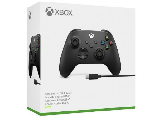 Геймпад Microsoft Xbox Series X | S Carbon Black + USB C (1V8-00002)