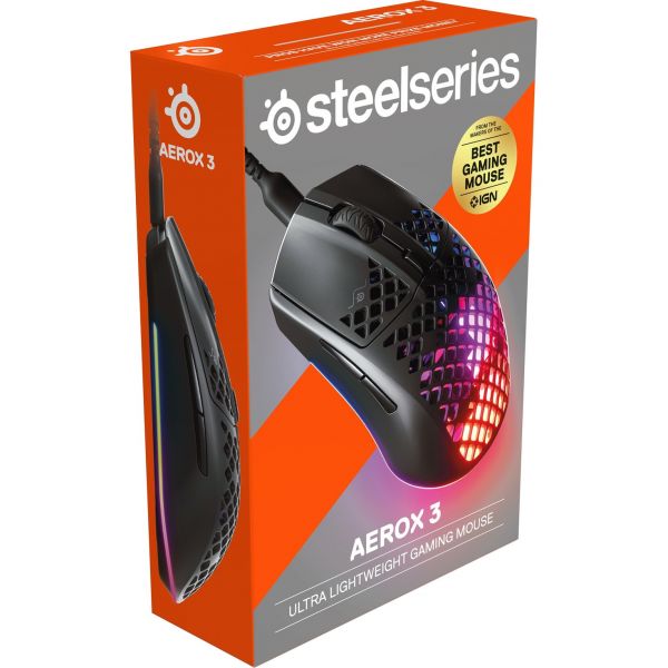 Миша SteelSeries Aerox 3 Black (62599)