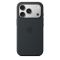 Silicone Case with Button, Animation & MagSafe iPhone 17 Pro Max (1:1 original), Black