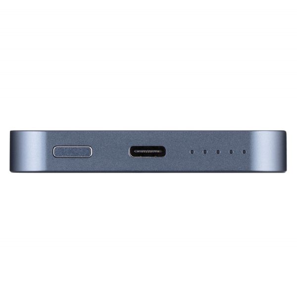 Акумулятор портативний літій-іонний Power Bank 2E Wireless QI 5000мА·год, 20Вт, P (синій)