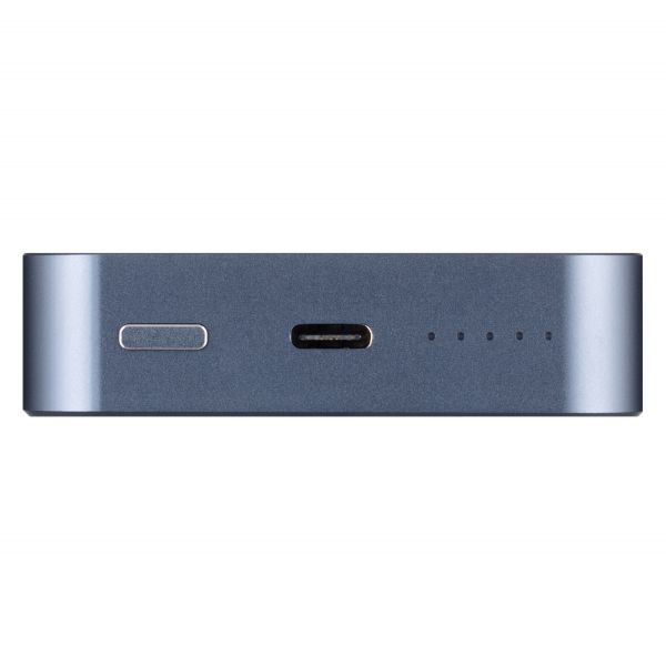 Акумулятор портативний літій-іонний Power Bank 2E Wireless QI 10000мА·год, 20Вт (синій)