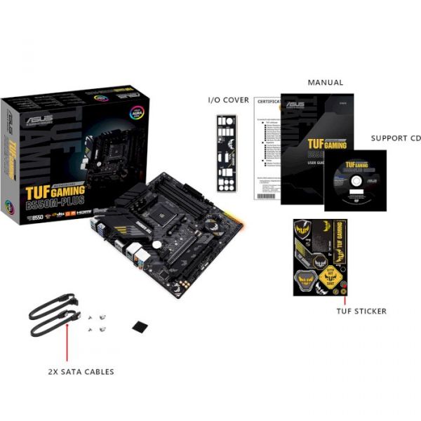 Материнська плата Asus TUF Gaming B550M-Plus